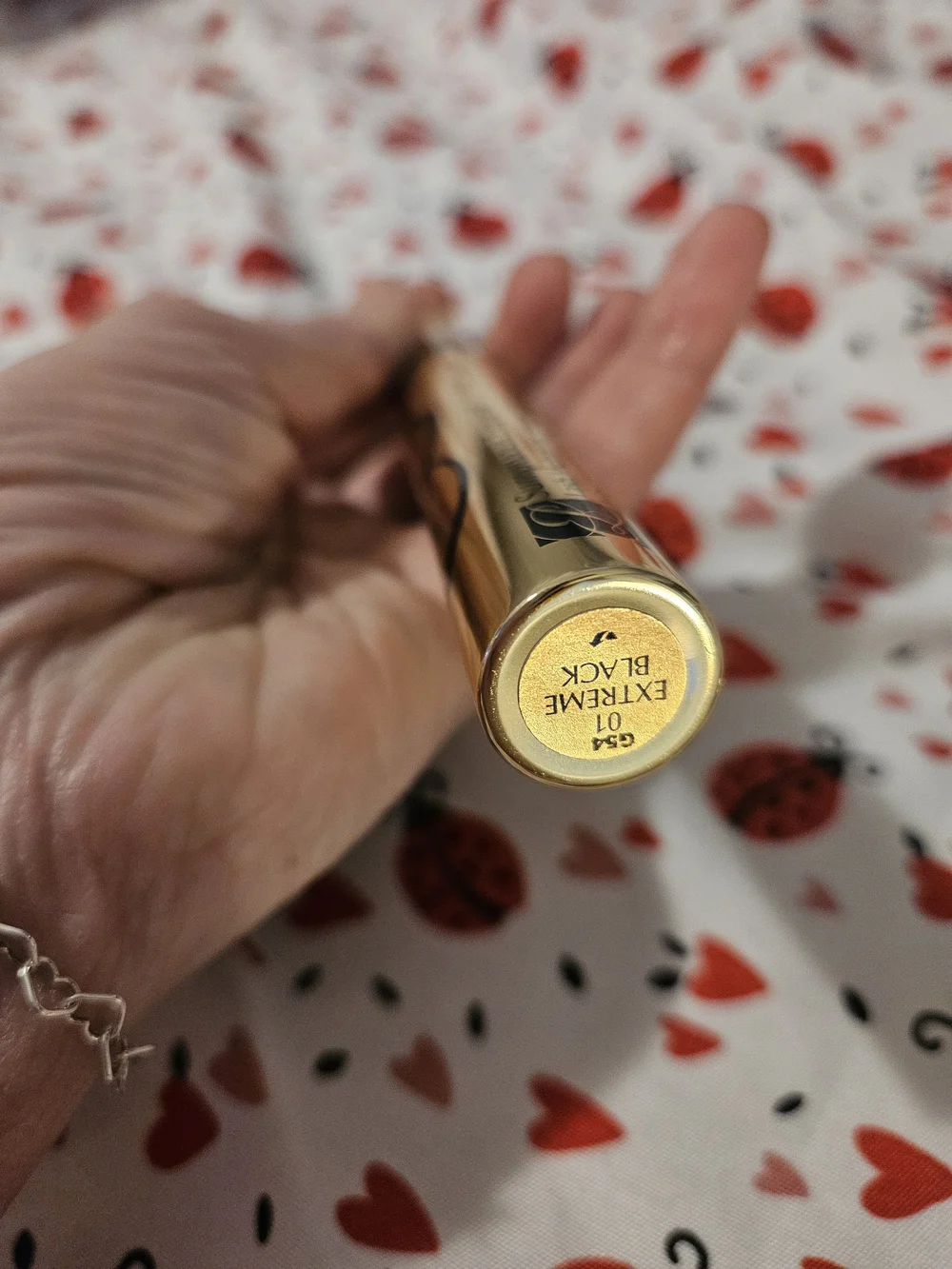 Lot of 3 Estee Lauder Gold and Black Volumizing Mascara Scumptuous Extreme